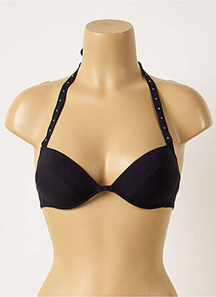 Sutien de costum de baie elasticitate top sutien push-up negru MAISON LEJABY femeie