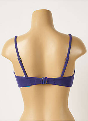 Sutien de costum de baie elasticitate top bentiță violet MAISON LEJABY femeie