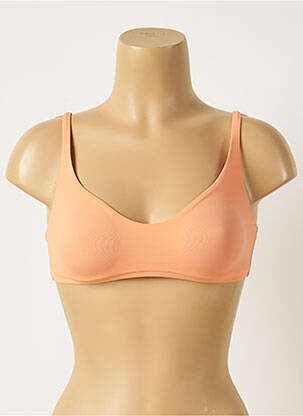 Sutien de costum de baie elasticitate portocalie MAISON LEJABY femeie