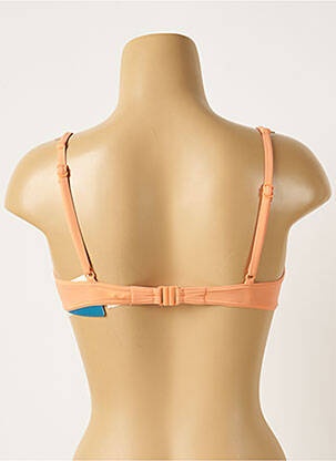 Sutien de costum de baie elasticitate portocalie MAISON LEJABY femeie