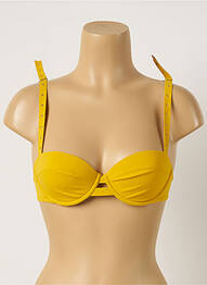 Sutien de costum de baie elasticitate top sutien modelat galben MAISON LEJABY femme