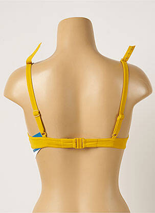 Sutien de costum de baie elasticitate top sutien modelat galben MAISON LEJABY femeie