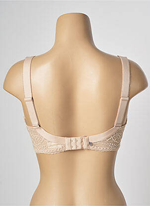 Sutien efect material satinat top sutien modelat bej SIMONE PERELE femeie