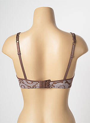 Sutien efect material satinat top sutien modelat maro PASSIONATA femeie