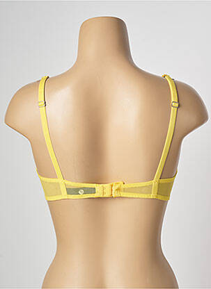 Sutien broderie top sutien modelat galben IMPLICITE femeie