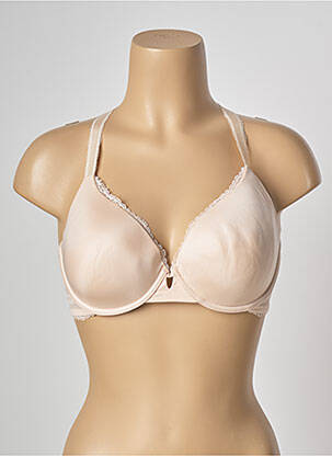 Sutien efect material satinat top sutien modelat roz SIMONE PERELE femeie