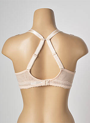 Sutien efect material satinat top sutien modelat roz SIMONE PERELE femeie