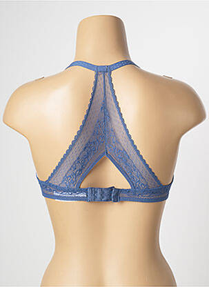 Sutien efect material satinat top sutien modelat albastru PASSIONATA femeie