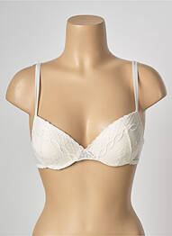 Sutien efect material satinat top sutien push-up bej PASSIONATA femeie