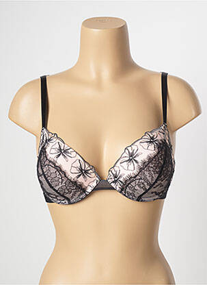 Sutien efect material satinat top sutien push-up roz PASSIONATA femeie