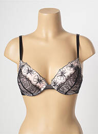 Sutien efect material satinat top sutien push-up roz PASSIONATA femme