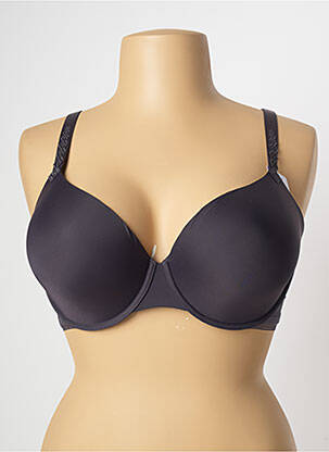 Sutien efect material satinat top sutien modelat gri SIMONE PERELE femeie
