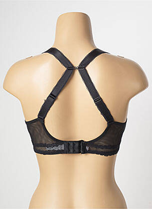 Sutien efect material satinat top sutien modelat negru SIMONE PERELE femeie
