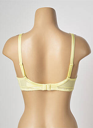 Sutien efect material satinat top sutien modelat galben CHANTELLE femeie