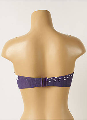 Sutien de costum de baie elasticitate top bentiță violet MAISON LEJABY femeie