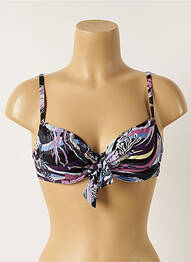 Sutien de costum de baie elasticitate sutien cupe întregi cu decolteu înalt violet MAISON LEJABY femme