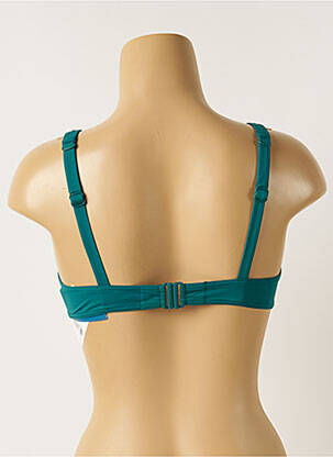 Sutien de costum de baie elasticitate sutien cupe întregi cu decolteu înalt verde MAISON LEJABY femeie