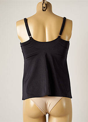 Tankini sutien balconet cu decolteu înalt negru FANTASIE femeie