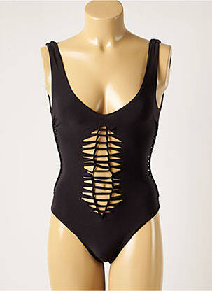 Costum de baie dintr-o singură piesă negru WOW BIKINI femeie