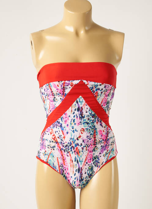 Costum de baie dintr-o singură piesă roșu WOW BIKINI femeie