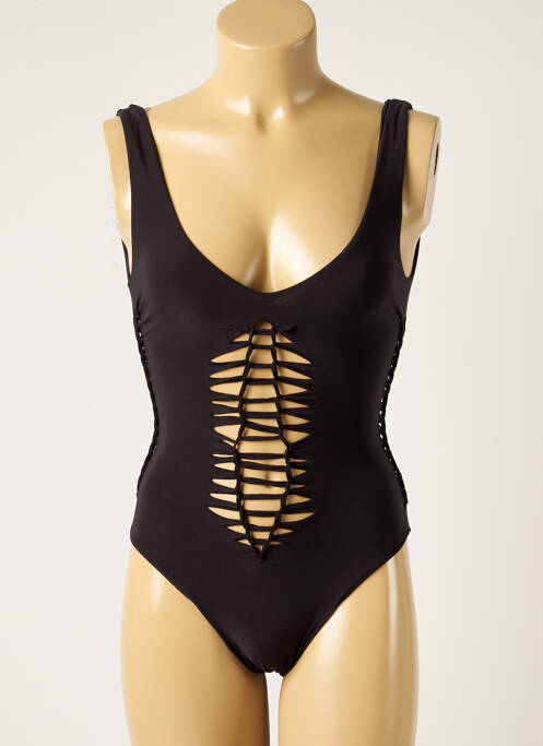 Costum de baie dintr-o singură piesă negru WOW BIKINI femeie