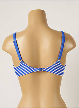 Sutien de costum de baie elasticitate sutien cupe întregi cu decolteu înalt albastru FREYA femeie