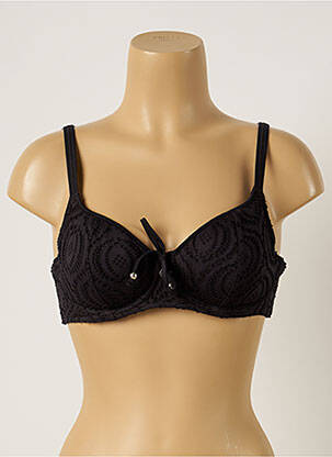 Sutien de costum de baie elasticitate sutien cupe întregi cu decolteu înalt negru FREYA femeie