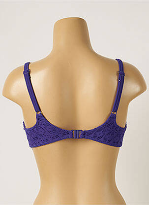 Sutien de costum de baie elasticitate sutien cupe întregi cu decolteu înalt violet FREYA femeie