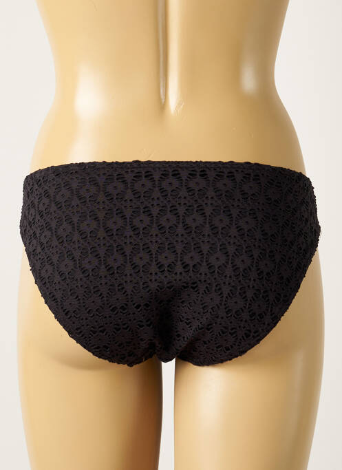 Chiloți de baie închidere cu legături de legat bikini negru FREYA femme