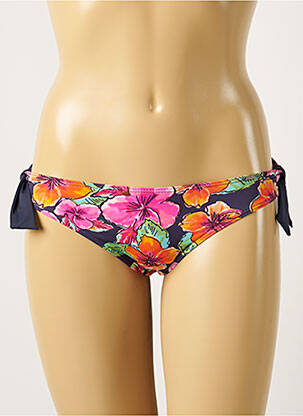 Chiloți de baie imprimeu floral bikini roz LIVIA femeie