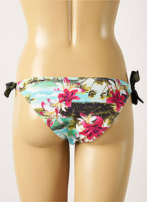 Chiloți de baie imprimeu floral bikini albastru BANANA MOON femeie