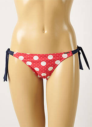 Chiloți de baie microfibre bikini roșu BANANA MOON femeie
