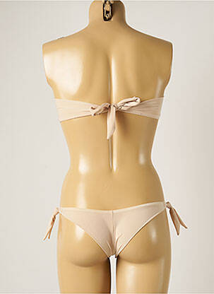 Costum de baie din două piese elasticitate top bentiță negru WOW BIKINI femeie