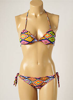 Costum de baie din două piese albastru WOW BIKINI femeie