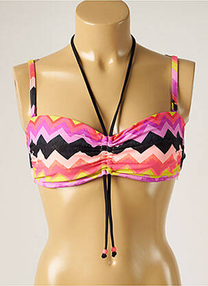 Sutien de costum de baie elasticitate sutien cupe întregi cu decolteu înalt violet SEAFOLLY femeie