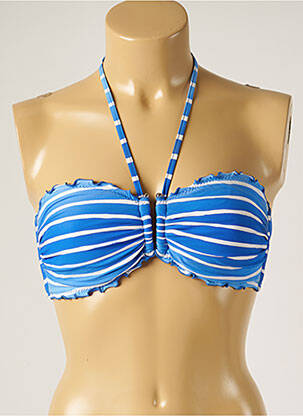 Sutien de costum de baie elasticitate top sutien modelat albastru SEAFOLLY femeie