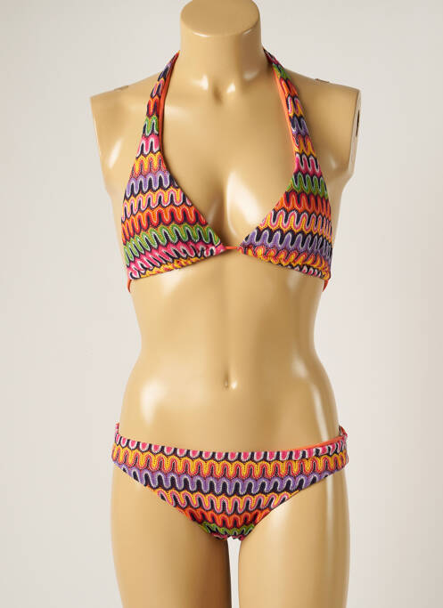 Sutien de costum de baie portocaliu WOW BIKINI femeie