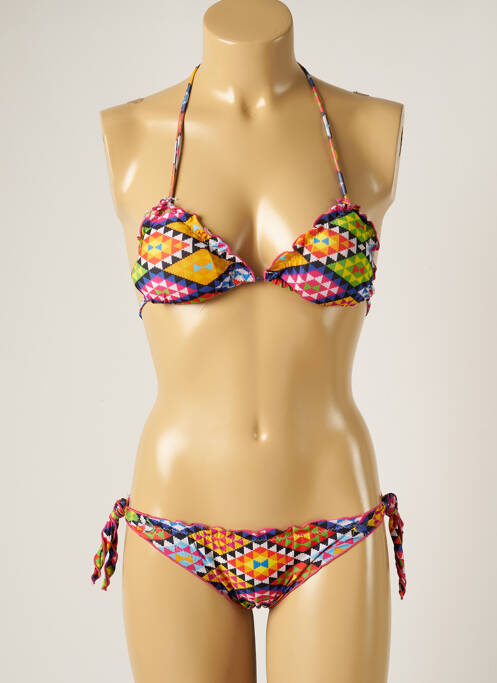 Costum de baie din două piese albastru WOW BIKINI femeie