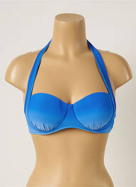 Sutien de costum de baie elasticitate top sutien push-up albastru SEAFOLLY femeie