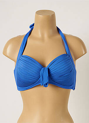Sutien de costum de baie elasticitate top sutien push-up albastru SEAFOLLY femeie