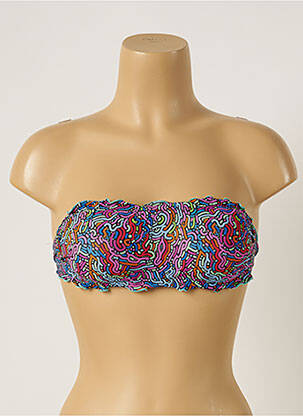 Sutien de costum de baie albastru WOW BIKINI femeie