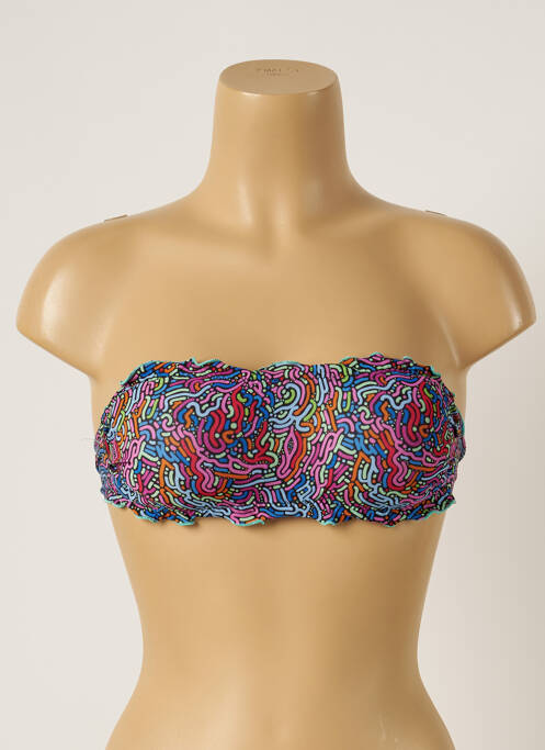 Sutien de costum de baie albastru WOW BIKINI femeie