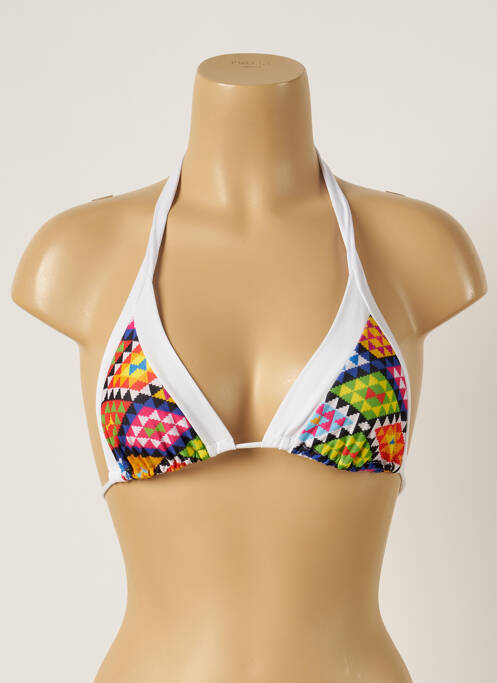 Sutien de costum de baie alb WOW BIKINI femeie