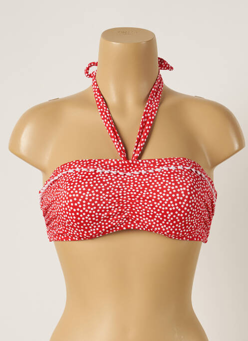 Sutien de costum de baie elasticitate top bentiță roșu FREYA femme