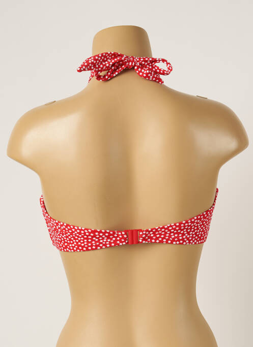 Sutien de costum de baie elasticitate top bentiță roșu FREYA femme