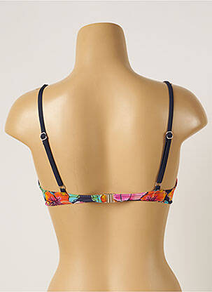 Sutien de costum de baie elasticitate top sutien modelat albastru LIVIA femeie