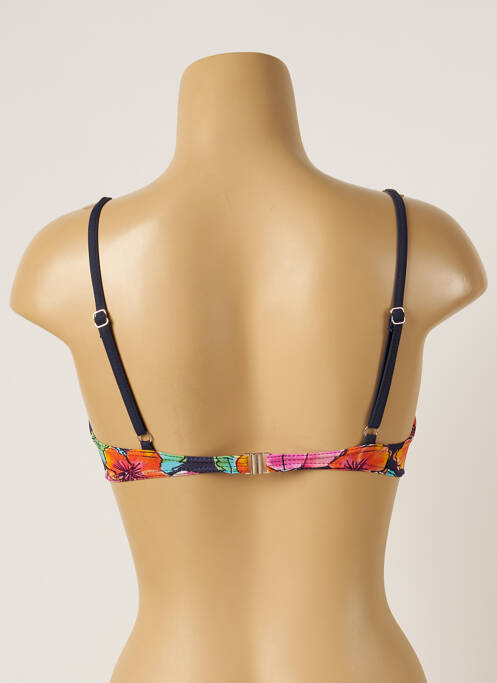 Sutien de costum de baie elasticitate top sutien modelat albastru LIVIA femme