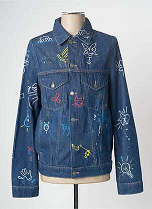 Jachetă de blugi albastru HIMSPIRE bărbat