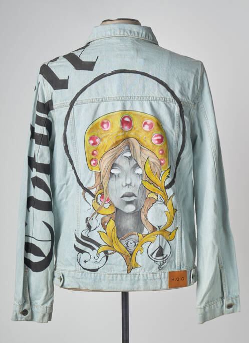 Jachete casual albastru HIMSPIRE bărbat