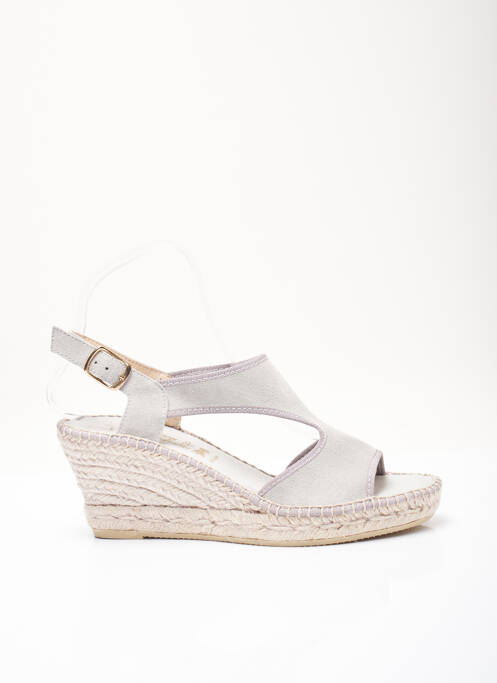 Espadrile gri LA MAISON DE L'ESPADRILLE femeie